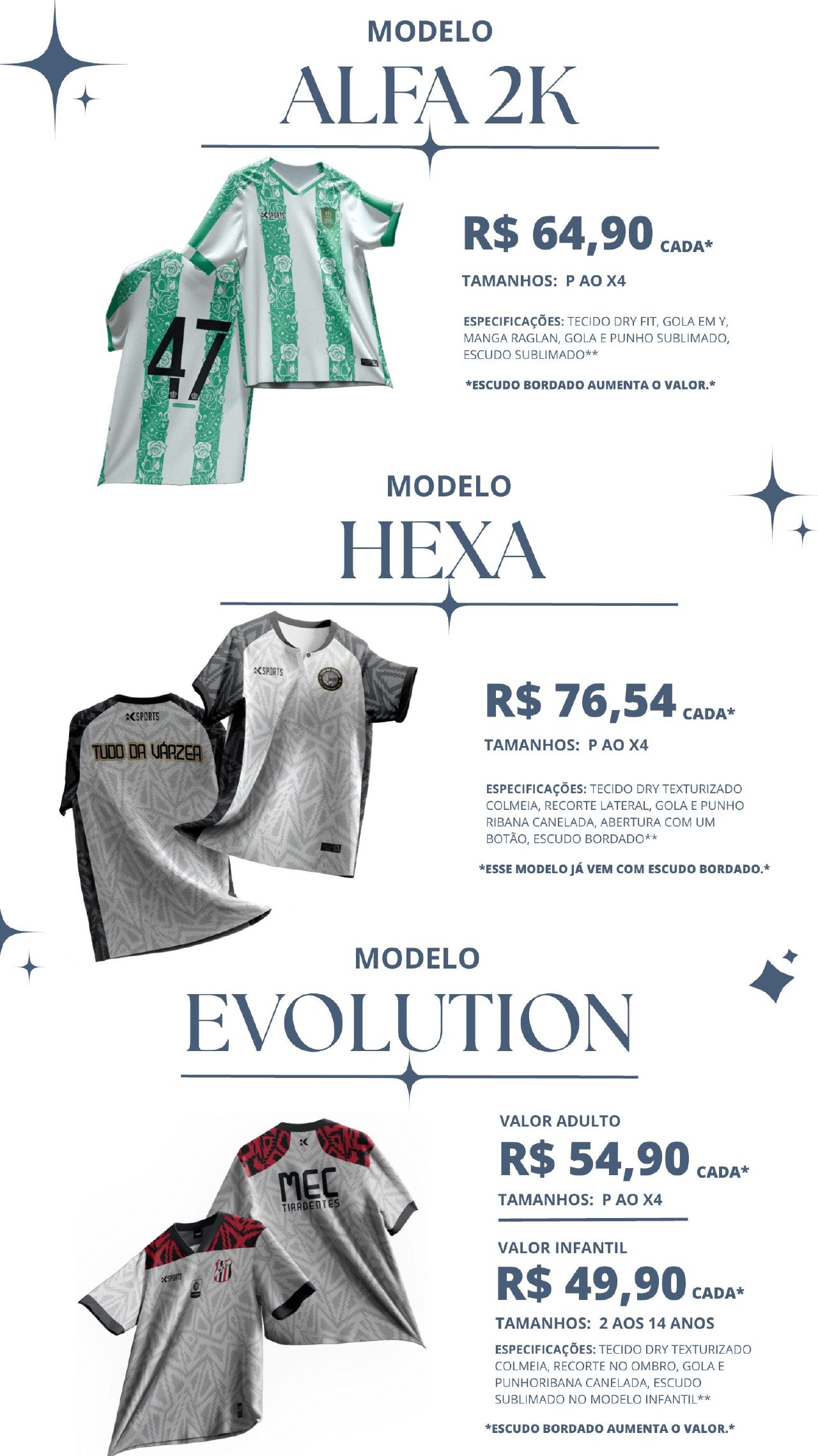 Página 3 do catálogo King Sports 2026