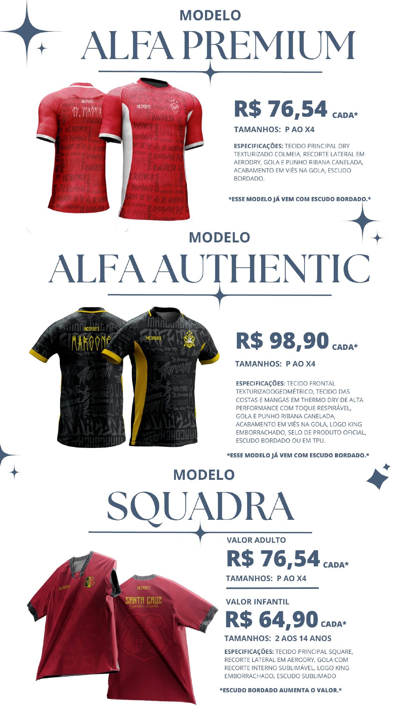 Página 4 do catálogo King Sports 2026