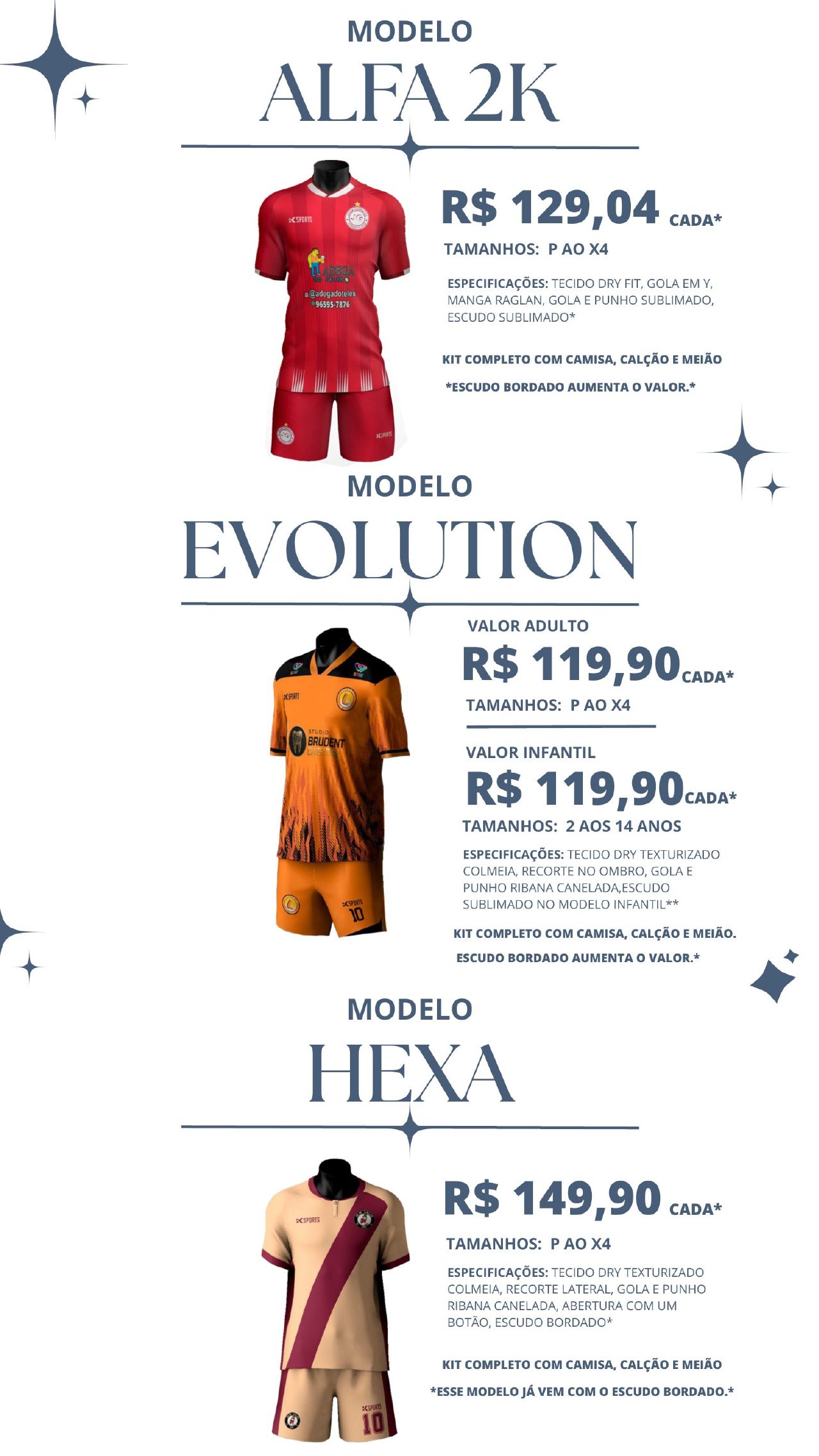 Página 12 do catálogo King Sports 2026
